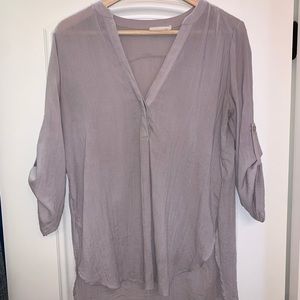 gray blouse